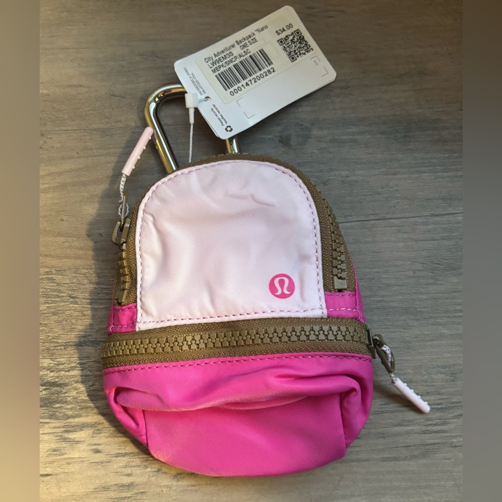 Lululemon City Adventurer Backpack Nano— Meadowsweet pink/ Glazed pink
